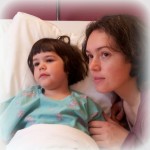 Een dagje met Victoria in het ziekenhuis om de neuspoliepen te verwijderen