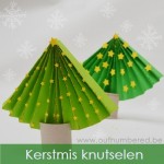 Maak je eigen papieren kerstboom - Eenvoudig knutselen voor kerstmis
